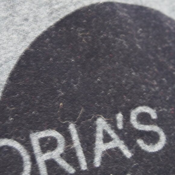 Victoria's Secret LONDON Fashion Show 2014 Crew Neck Sweatshirt Dk Gray Size S - Picture 12 of 13